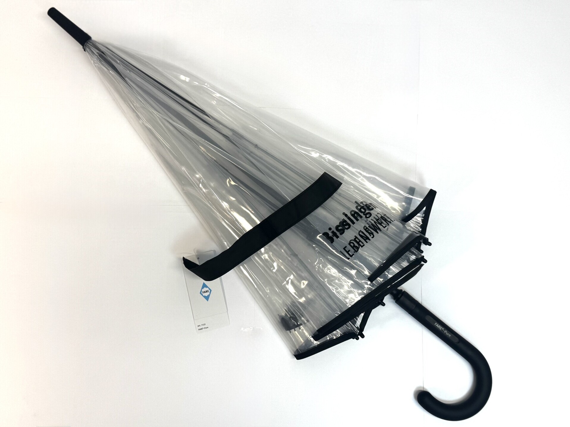 Stockschirm transparent