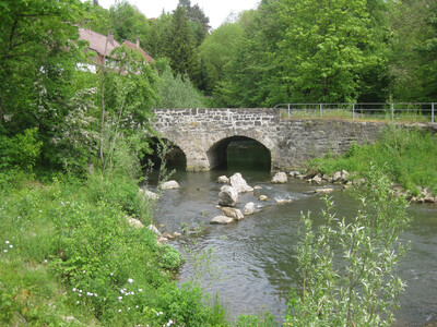 Bild: QR 2 - Metter / Brücke – Mühle – Wehr