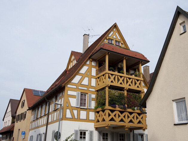 Fachwerkhaus in einer Altstadt